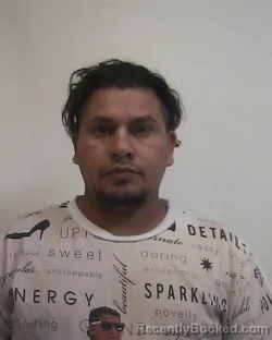 Mugshot of ANDRES URENA-ARAGON booked in Davidson County, North Carolina on March 10, 2026