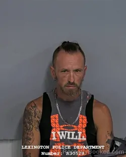 Mugshot of JEREMY LEE HYDE booked in Davidson County, North Carolina on March 11, 2026