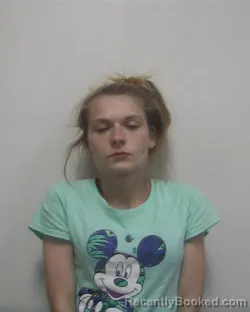 Mugshot of TRIXIE BRIANNA DANIELS booked in Davidson County, North Carolina on March 23, 2026