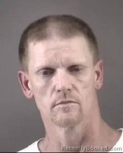 Mugshot of Brian Keith Richardson booked in Forsyth County, North Carolina on July 15, 2026