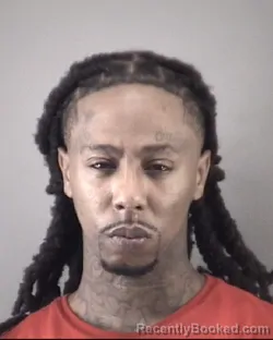 Mugshot of Daquahn Antwann Roberts booked in Forsyth County, North Carolina on September 14, 2026