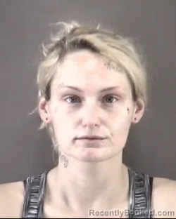 Mugshot of Hannah Marie Pegram booked in Forsyth County, North Carolina on October 27, 2026