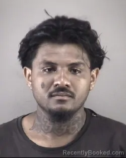 Mugshot of Kevin Alexis Garciahernandez booked in Forsyth County, North Carolina on July 14, 2026