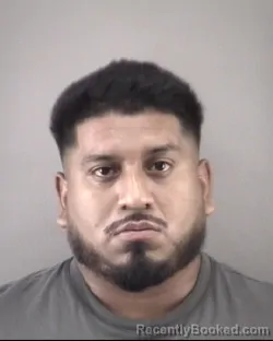 Mugshot of Owen Isai Quiroz booked in Forsyth County, North Carolina on July 15, 2026