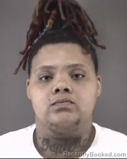 Mugshot of Sherelle Kierra Gaddy booked in Forsyth County, North Carolina on August 31, 2026