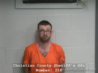 Mugshot of DILLON MW WASHBURN booked in Christian County, Illinois on April 29, 2026