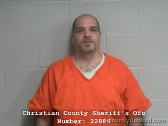 Mugshot of ROCKIE A GINGER booked in Christian County, Illinois on March 26, 2026