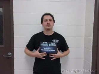 Booking photo from Christian County, Illinois
