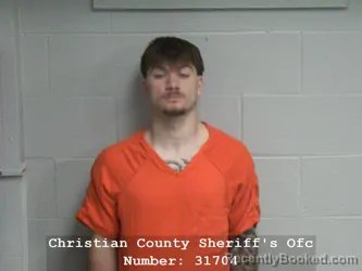 Mugshot of GEORGE T BAILEY booked in Christian County, Illinois on April 2, 2026