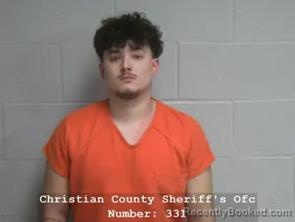 Mugshot of GAGE M ALLARD booked in Christian County, Illinois on March 30, 2026