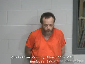 Mugshot of MICHAEL C DAVIS booked in Christian County, Illinois on April 21, 2026