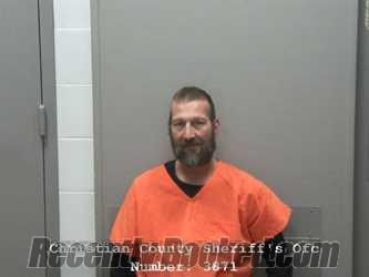 Booking photo from Christian County, Illinois