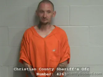 Mugshot of BRANDON A DURBIN booked in Christian County, Illinois on March 29, 2026