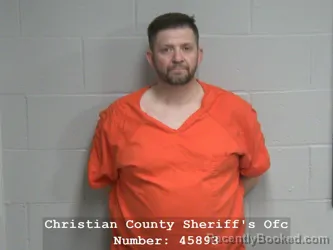 Mugshot of BRANDON D DUMMERMUTH booked in Christian County, Illinois on March 31, 2026