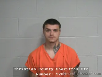 Mugshot of TAYLOR JAMES DURBIN booked in Christian County, Illinois on July 9, 2026