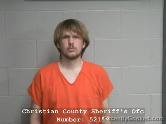 Mugshot of CONNOR M DAVIS booked in Christian County, Illinois on April 28, 2026