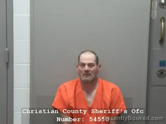 Booking photo from Christian County, Illinois