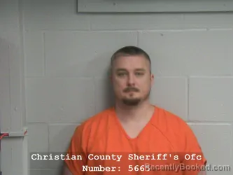 Mugshot of AARON L WHITAKER booked in Christian County, Illinois on March 27, 2026