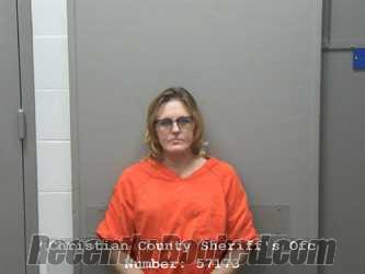 Booking photo from Christian County, Illinois