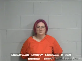 Mugshot of CRYSTAL BROOKE HAAS booked in Christian County, Illinois on April 1, 2026