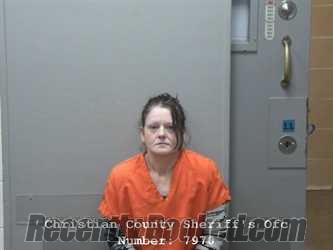 Booking photo from Christian County, Illinois