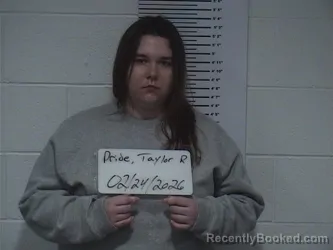 Mugshot of TAYLOR RENEE PRIDE