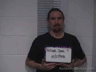 Mugshot of JAMES TYLER WILLIAMS booked in Clay County, Illinois on April 7, 2026