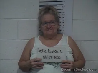 Mugshot of BRENDA LEE LOCKE booked in Clay County, Illinois on June 2, 2026