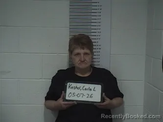 Mugshot of CARLA L KESTER booked in Clay County, Illinois on May 7, 2026