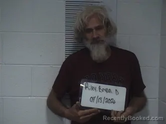 Mugshot of BRYAN D RILEY booked in Clay County, Illinois on April 13, 2026