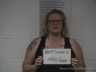 Mugshot of SARAH L VEST