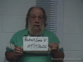 Mugshot of GENE V RABUCK booked in Clay County, Illinois on April 17, 2026