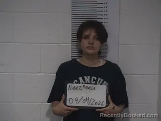 Mugshot of REBECA NUNEZ booked in Clay County, Illinois on April 4, 2026