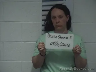 Mugshot of STORMIE R BRITTON booked in Clay County, Illinois on April 20, 2026