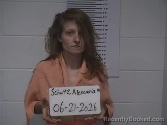 Mugshot of ALEXANDRIA M SCHULTZ booked in Clay County, Illinois on June 21, 2026