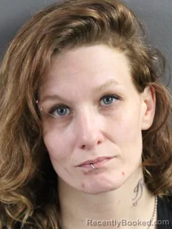 Mugshot of BRITANY LYNN GAINES booked in Coles County, Illinois on July 14, 2026