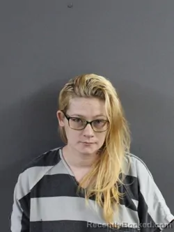 Mugshot of Natasha Lynn Culver booked in Coles County, Illinois on October 10, 2026