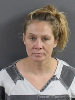 Mugshot of Stevie Renee Simpson booked in Coles County, Illinois on October 16, 2026