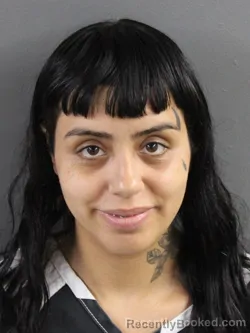 Mugshot of Alinah Dominguez booked in Coles County, Illinois on October 23, 2026