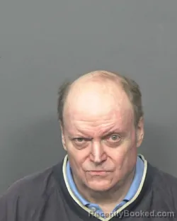 Mugshot of John F Olson booked in DeKalb County, Illinois on August 17, 2026