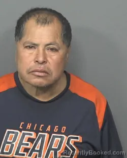 Mugshot of LUIS G MEDINA booked in DeKalb County, Illinois on May 16, 2026