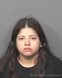 Mugshot of Maria V Meza-Borjas booked in DeKalb County, Illinois on August 30, 2026