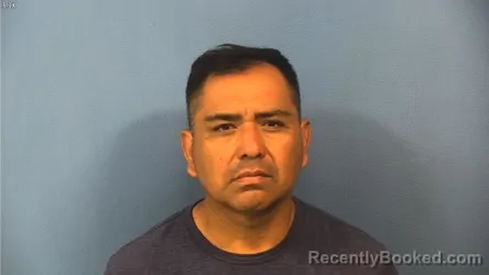 Mugshot of Eliseo Sarmiento Hernandez booked in DuPage County, Illinois on August 4, 2026