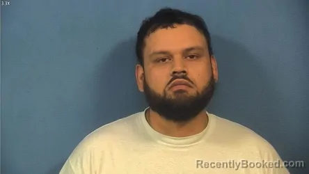 Mugshot of Fabricio Flores booked in DuPage County, Illinois on August 4, 2026