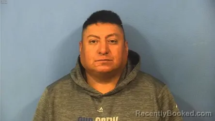 Mugshot of GERARDO GARCIA AGUILAR booked in DuPage County, Illinois on June 18, 2026
