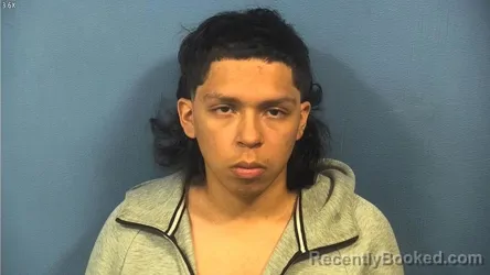 Mugshot of Gabriel Olea booked in DuPage County, Illinois on August 9, 2026