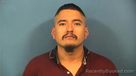 Mugshot of Jose Gutierrez booked in DuPage County, Illinois on August 15, 2026