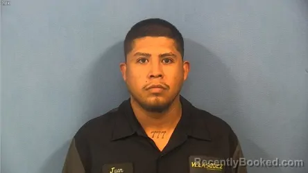 Mugshot of Juan Guadalajara-Benitez booked in DuPage County, Illinois on September 28, 2026