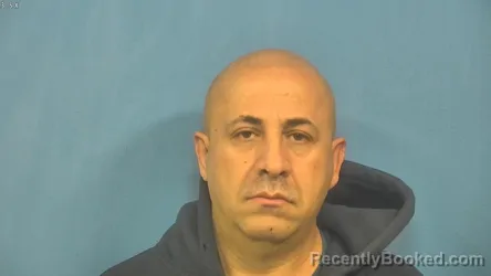 Mugshot of LAMUSH AGUSHI booked in DuPage County, Illinois on April 3, 2026