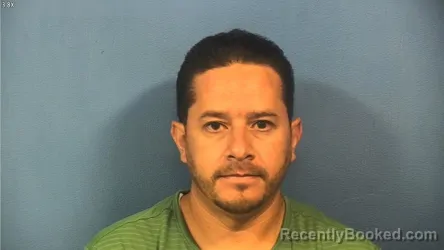 Mugshot of Mario Alcantar-Garcia booked in DuPage County, Illinois on August 13, 2026